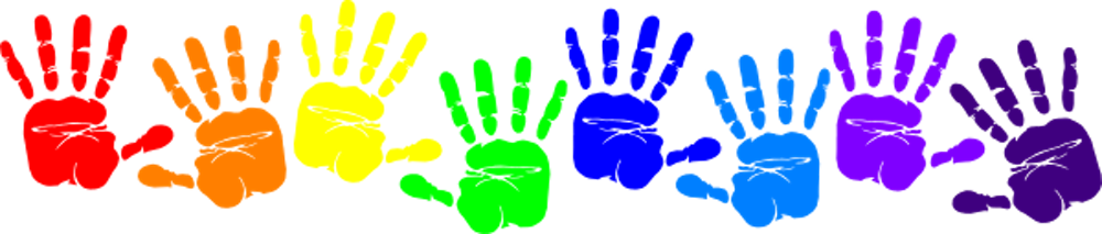 preschool handprint clipart 7